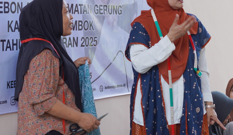 Pelatihan Pola Dasar Menjahit