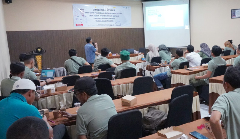 Bimbingan Teknis Tata Cara Pengadaan Barang / Jasa di Desa