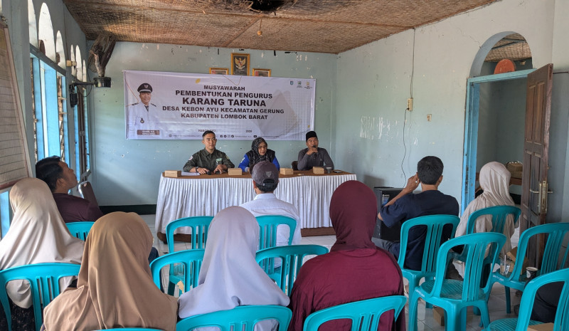 Musyawarah Pembentukan Kepengurusan Karang Taruna Desa Kebon Ayu Berlangsung Demokratis dan Penuh Semangat Kebersamaan
